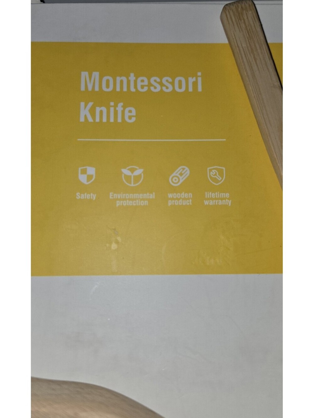 LETTO & TAILOR Montessori Wooden Kids Knife Set Safe For Kids 2 Years Old Learn - Picture 6 of 8
